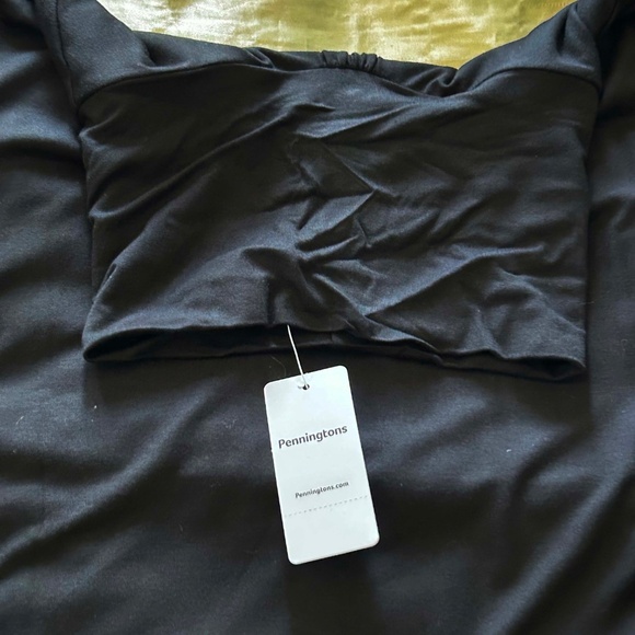 SWEATER, TURTLENECK, BLACK, SZ 3X, LONG SLEEVES, SHIRRING DETAIL ON SLEEVES, - Picture 9 of 11